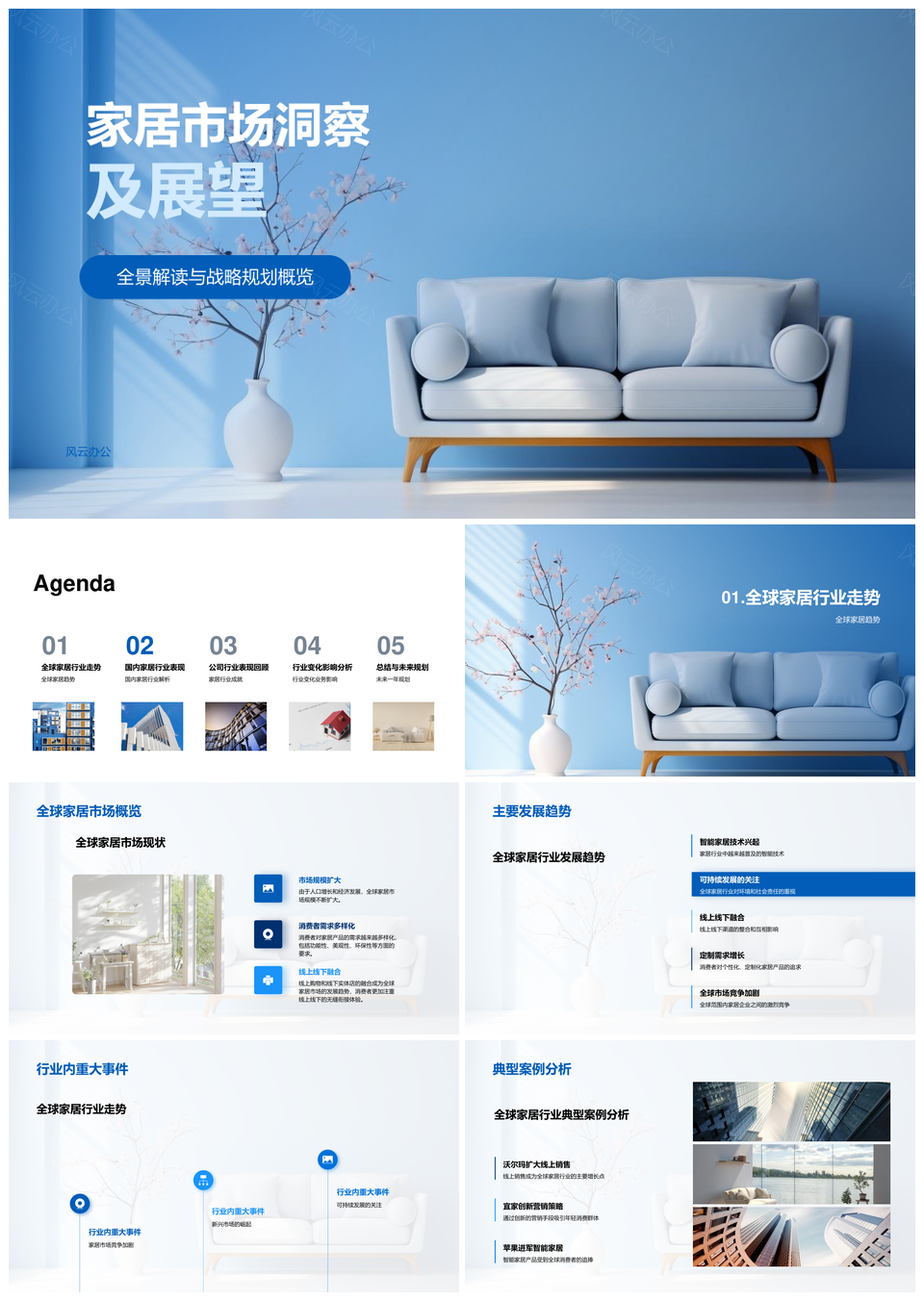 全球家居行业发展趋势洞察与战略展望PPT模板