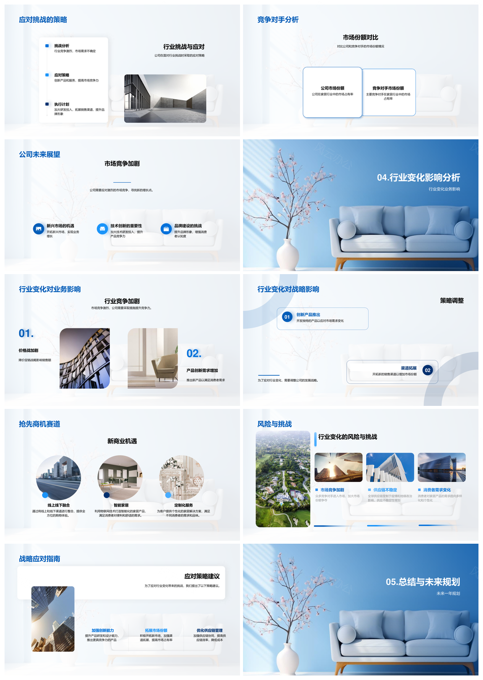 全球家居行业发展趋势洞察与战略展望PPT模板