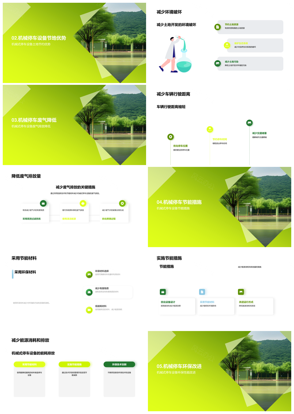 机械停车设备环保技术工程师解析工作原理PPT模板