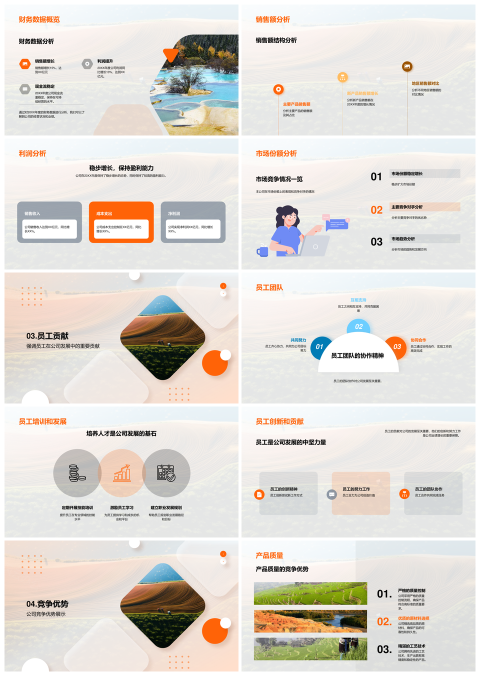 2025聚力核心竞市超越质效发展PPT模板