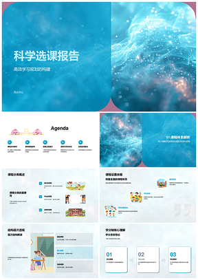科学选课策略高效学效课程体系指导PPT模板