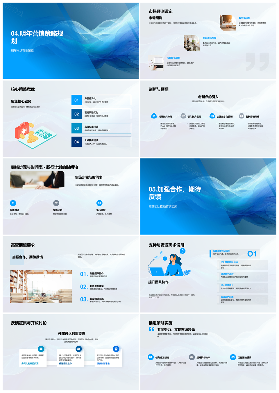 202520XX年营销策略趋势业务竞对机遇活动工具团队总结PPT模板