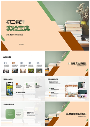 初二物理实验基础操作安全设备宝典PPT模板