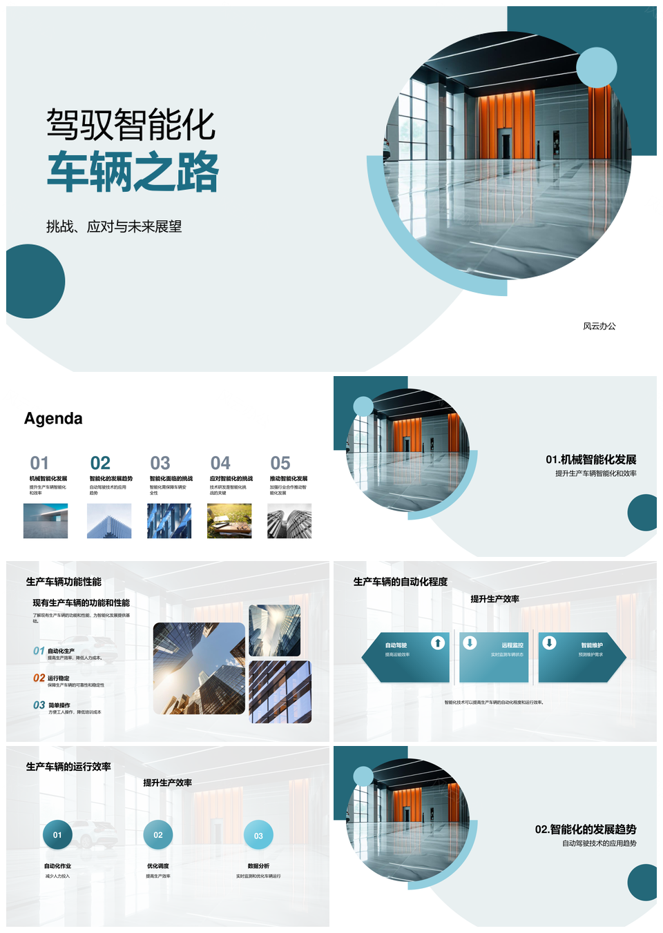 智能汽车工业机械发展趋势与性能挑战PPT模板