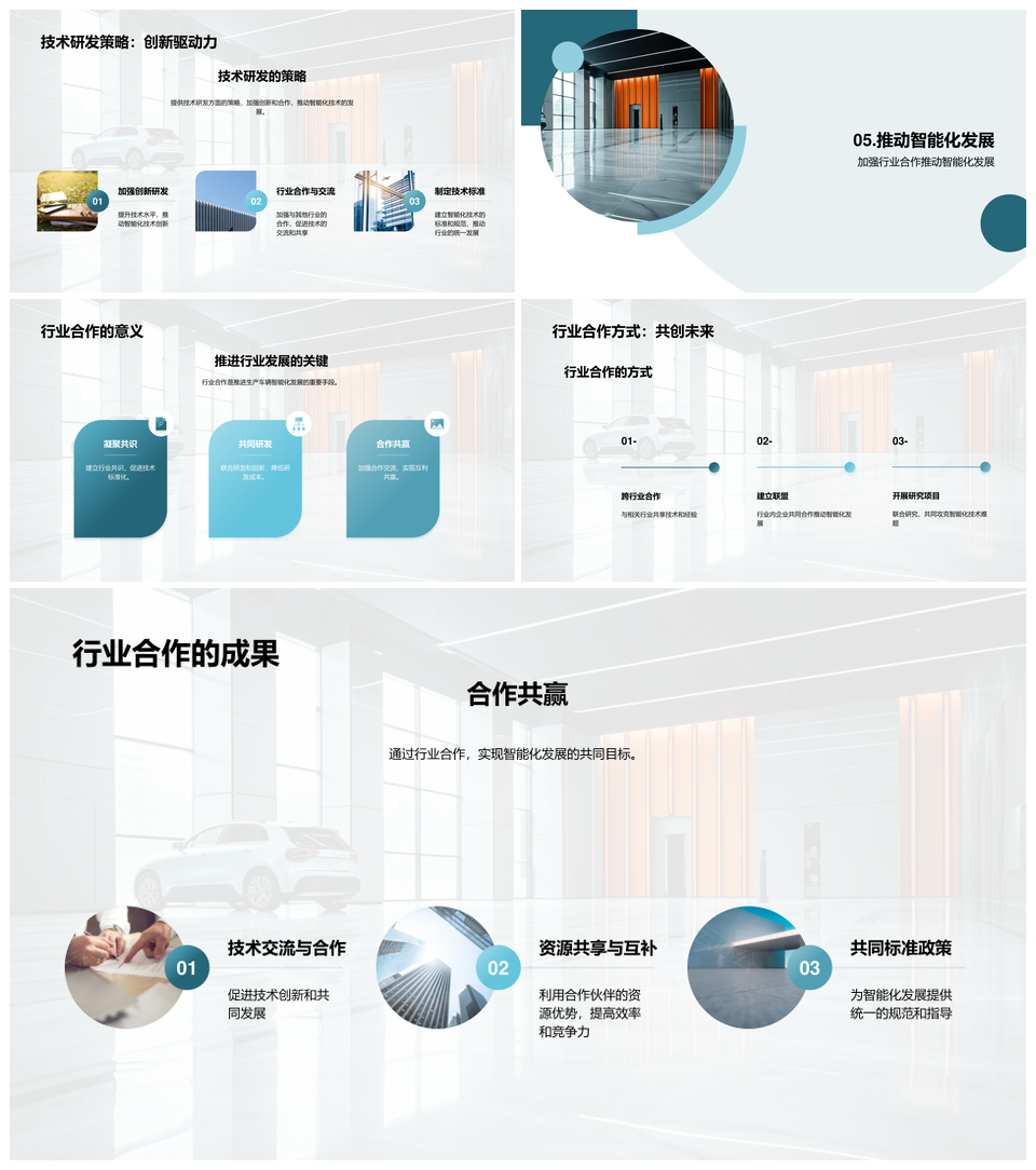 智能汽车工业机械发展趋势与性能挑战PPT模板