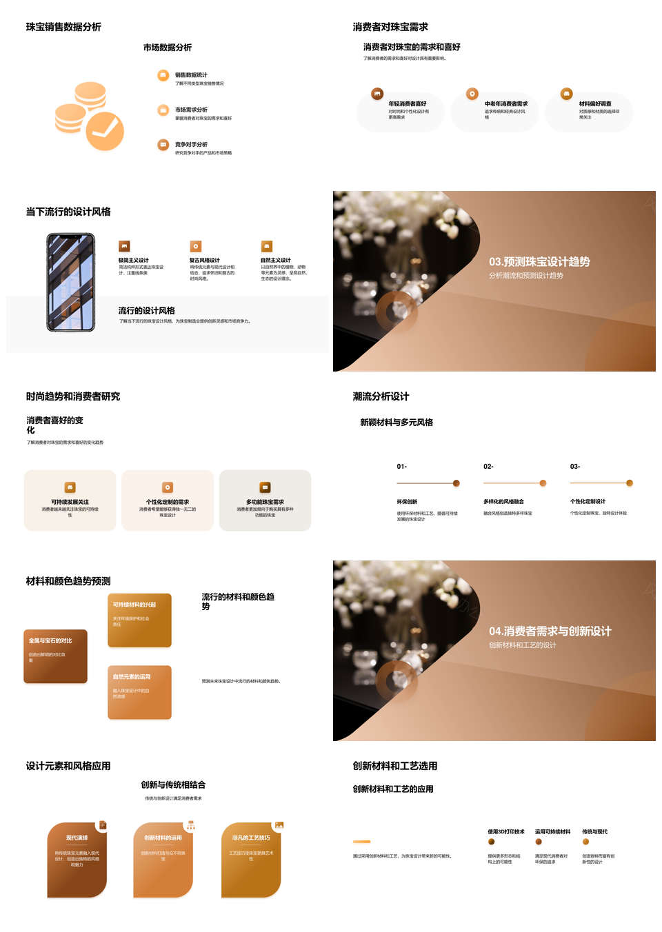 未来珠宝设计创新材料与色彩趋势解析PPT模板