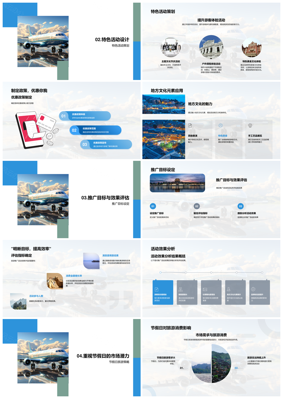 文旅节假策略升级应市场消费趋势推区域特色PPT模板