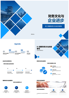 财务文化战略驱动企业发展PPT模板