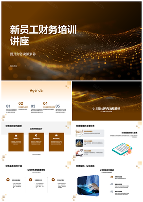 2025新员工财务培训预算成本控制流程规则管理PPT模板