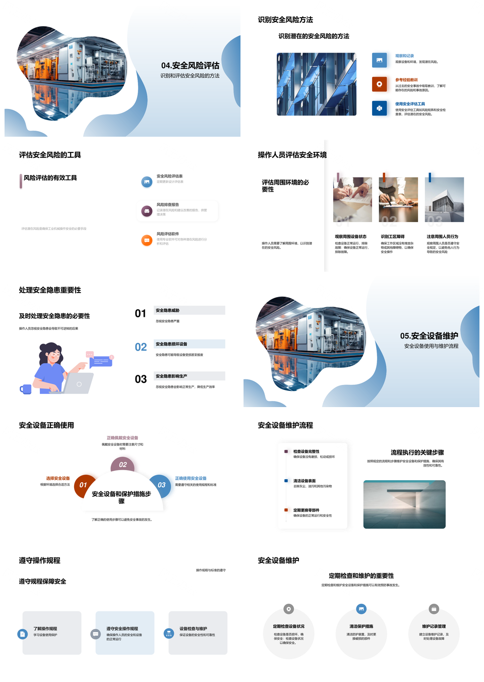 工业机械安全技术专家操作实践宝典PPT模板