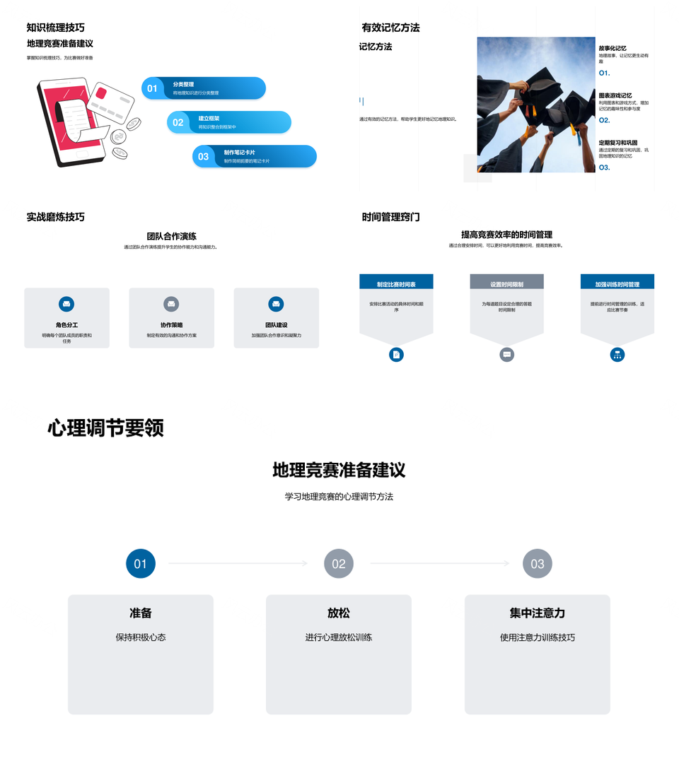 全球地理竞略图战探秘PPT模板