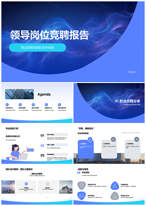 人力资源主管竞聘职业历程团队协作规划报告PPT模板