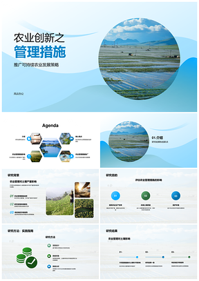 农业科研管理创新提升土壤质量与产量PPT模板