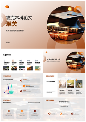 本科论文写作挑战与策略PPT模板