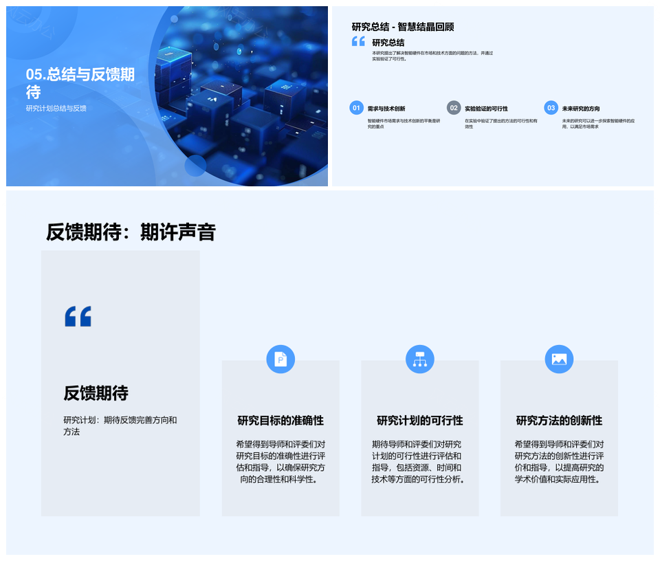 智能硬件市场分析研究目标与主题背景PPT模板