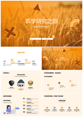 气候变化下抗旱小麦模拟评估与农产研究PPT模板
