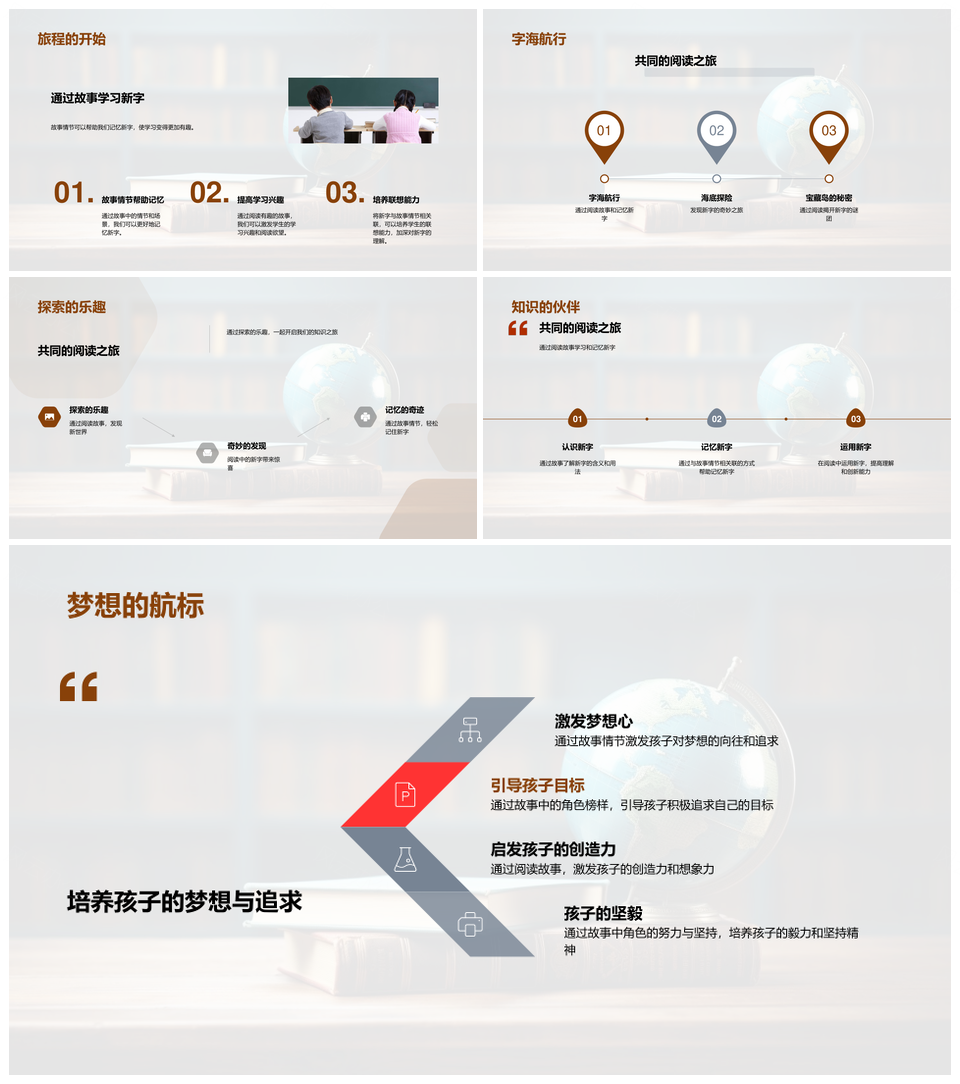 阅读启智拓新开卷创未来PPT模板