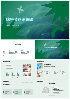 2025端午节营销策略团队分工应对传统习俗活动PPT模板