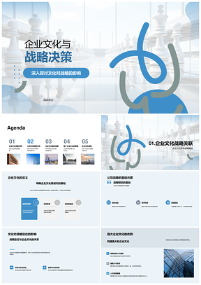 企业文化与高管战略定位决策分析PPT模板