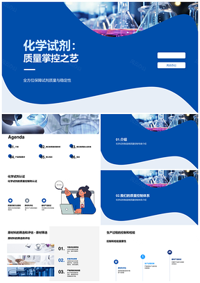化学试剂ISO9001质量认证控制纯度杂质稳定性PPT模板