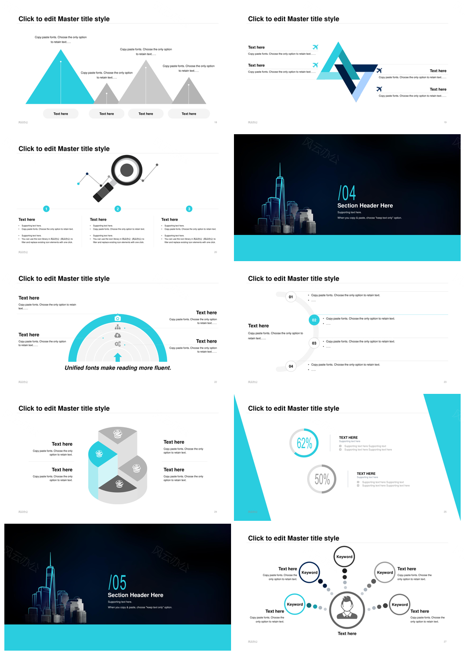 2025科技现代建筑炫酷商业策划方案PPT模板