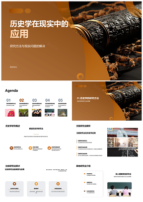 历史学方法与案例解析现实问题PPT模板