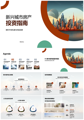 新兴城市房地产投资机遇风险解析PPT模板