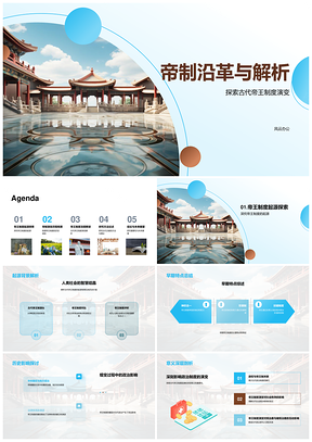 古代帝王制度演变探析与展望PPT模板