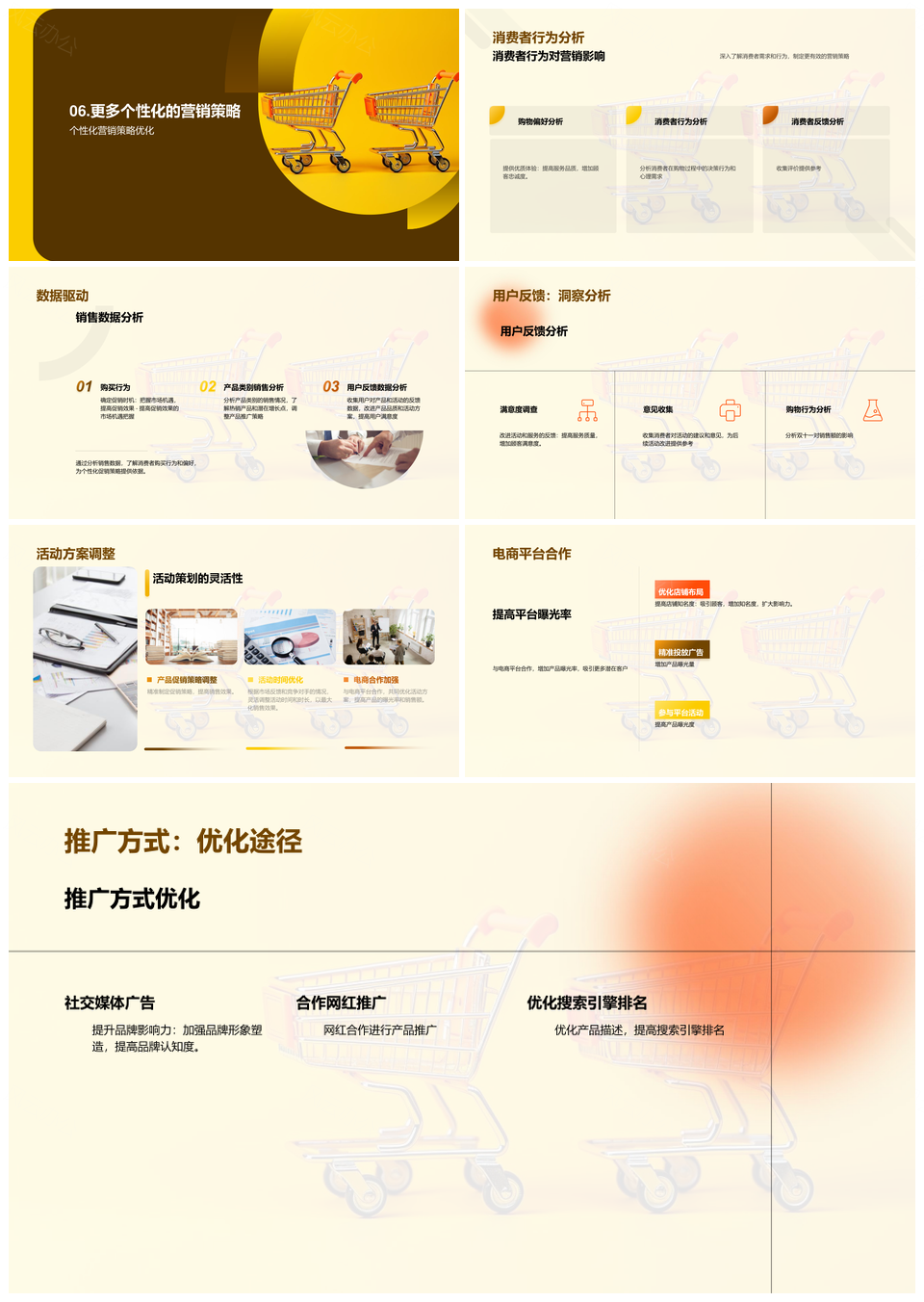 阿里双十一电商营销策划推广PPT模板