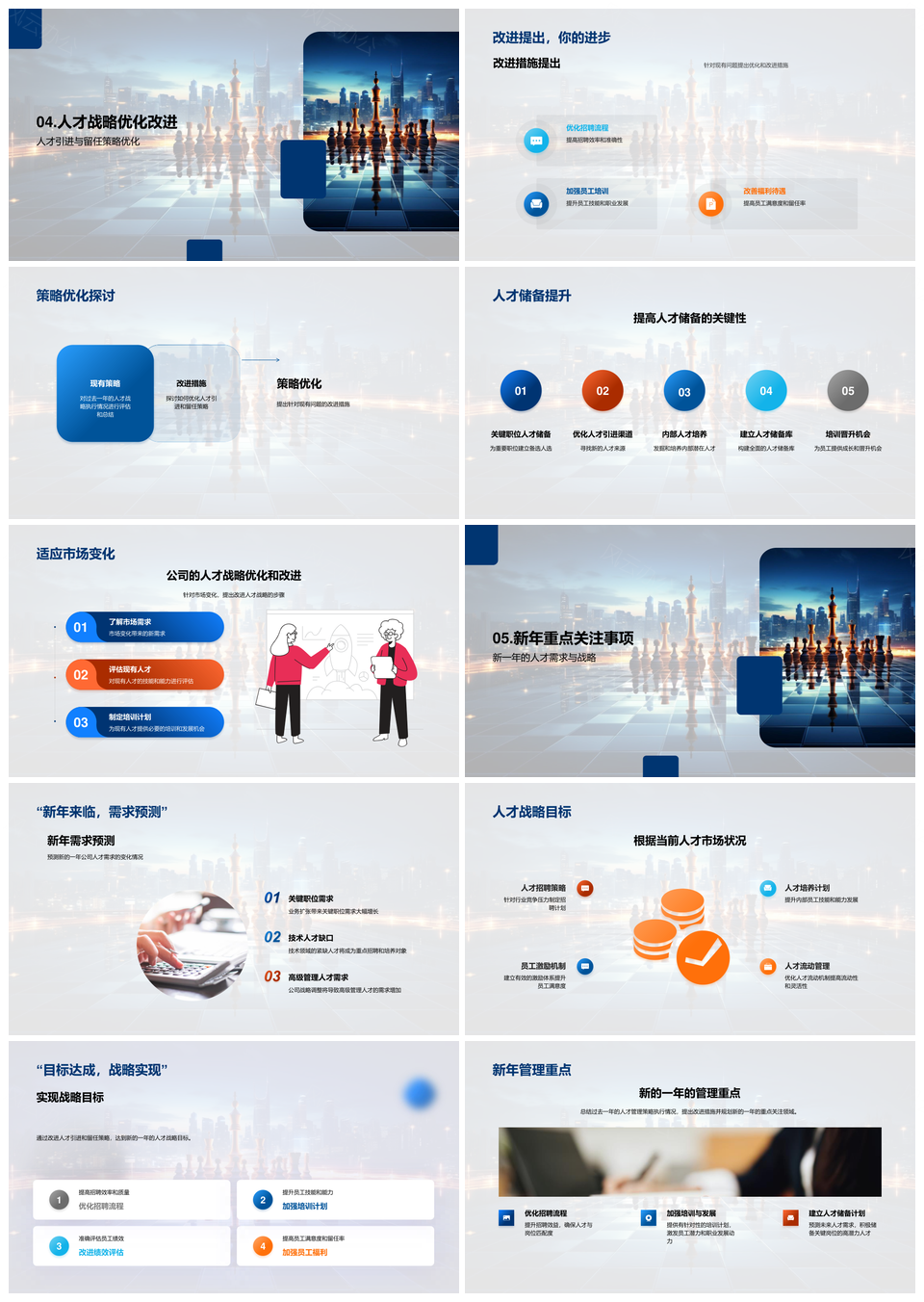 人才战略布局应对市场变化与储备需求PPT模板