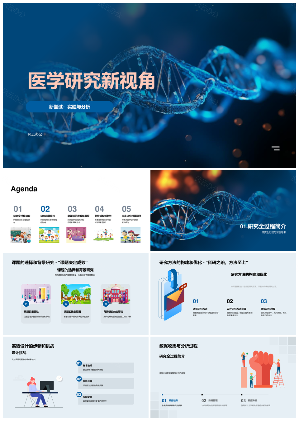 医学大数据研究理论与实践创新PPT模板
