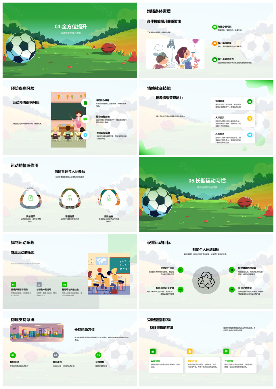 运动健康安全提升心肺预防伤害教育讲座PPT模板