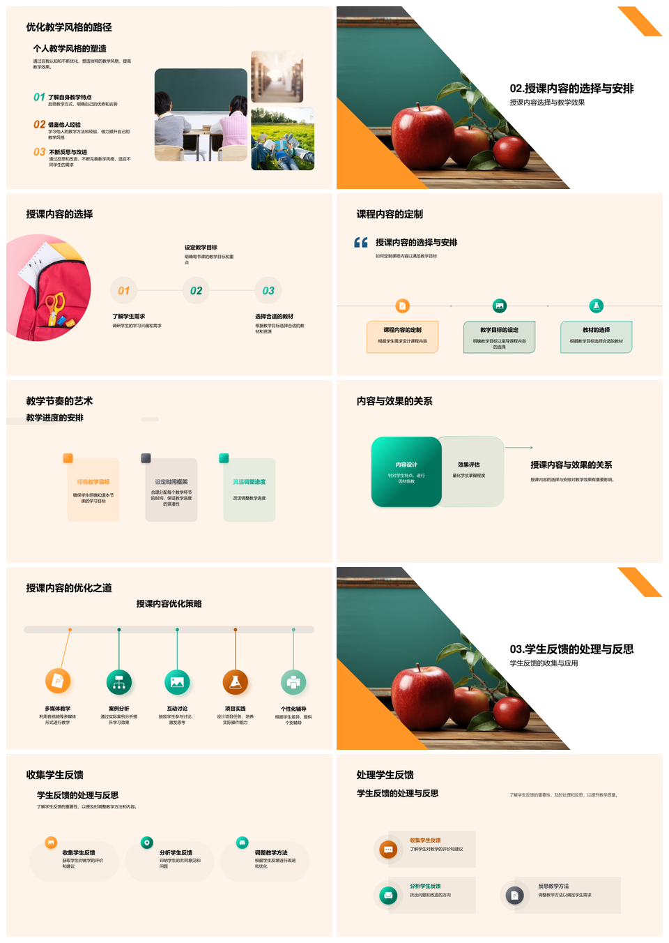 教学风格创新教改提质量新境界PPT模板