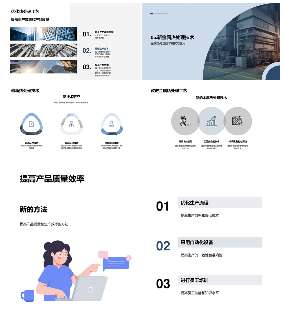 金属热处理工艺优化改进与热裂纹防控措施PPT模板