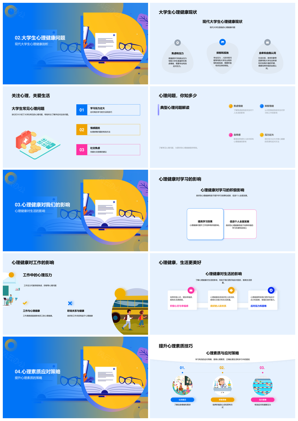 大学生心理健康问题应对策略心理素质培训课件