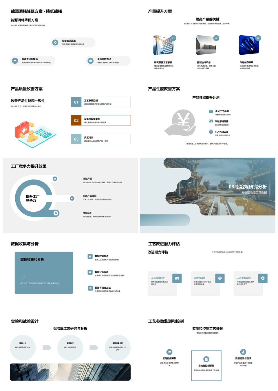铝冶炼工艺优化提升效率与质量PPT模板