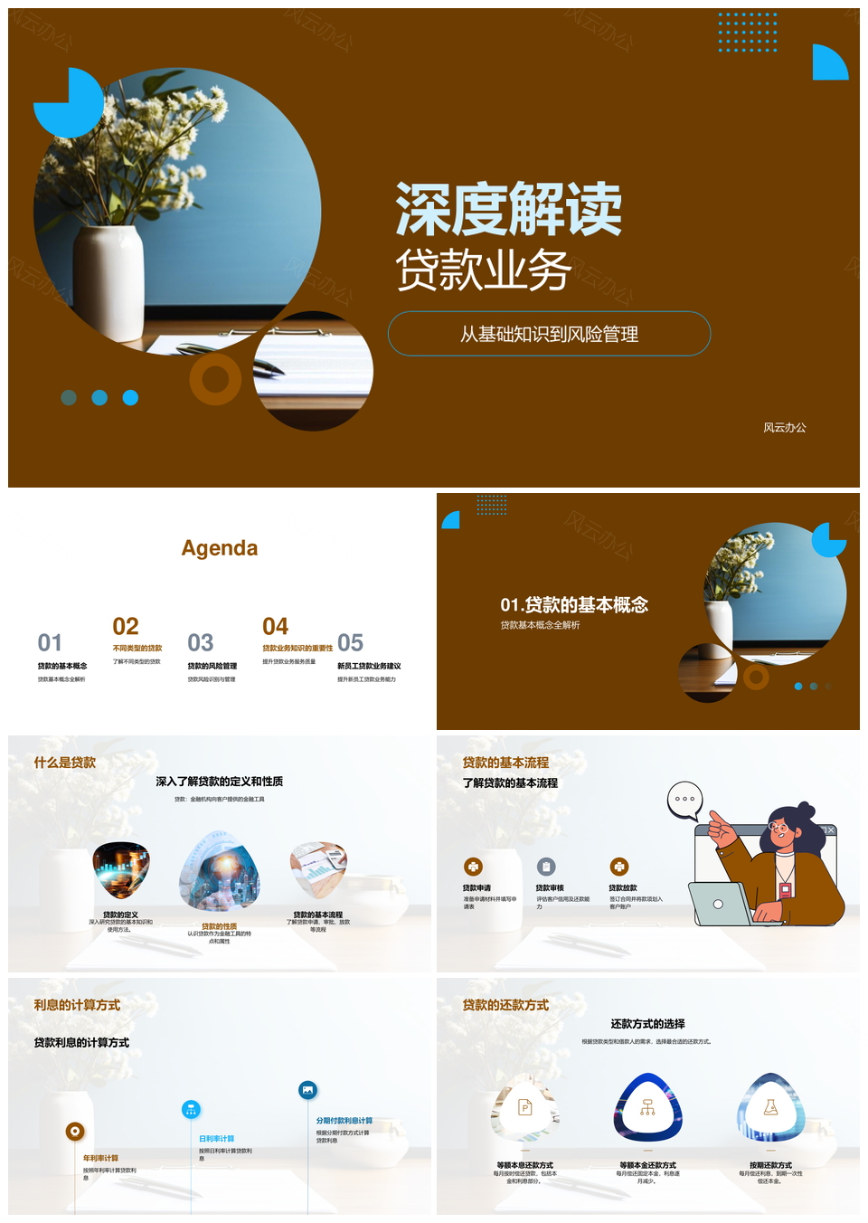 贷款业务风险管理与信贷实务解析PPT模板