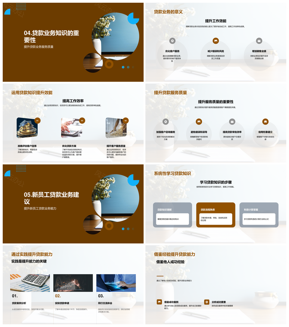 贷款业务风险管理与信贷实务解析PPT模板