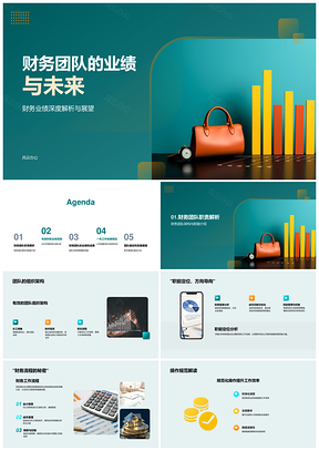 2025财务团队业绩深度解析与未来展望PPT模板