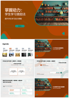 教育专家教学法激发学生学习动力PPT模板