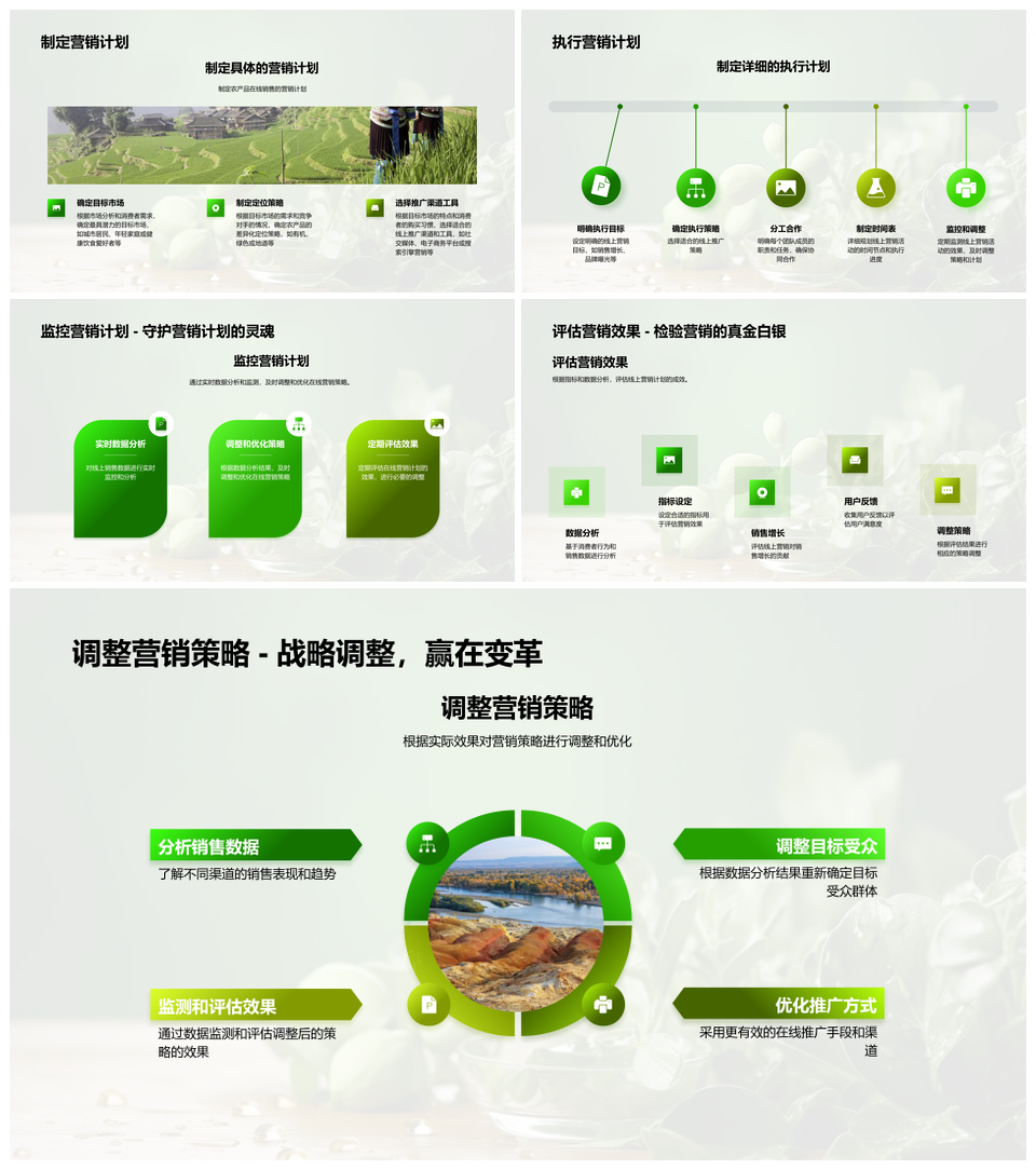 有机农产品网络精准营销策略分析PPT模板