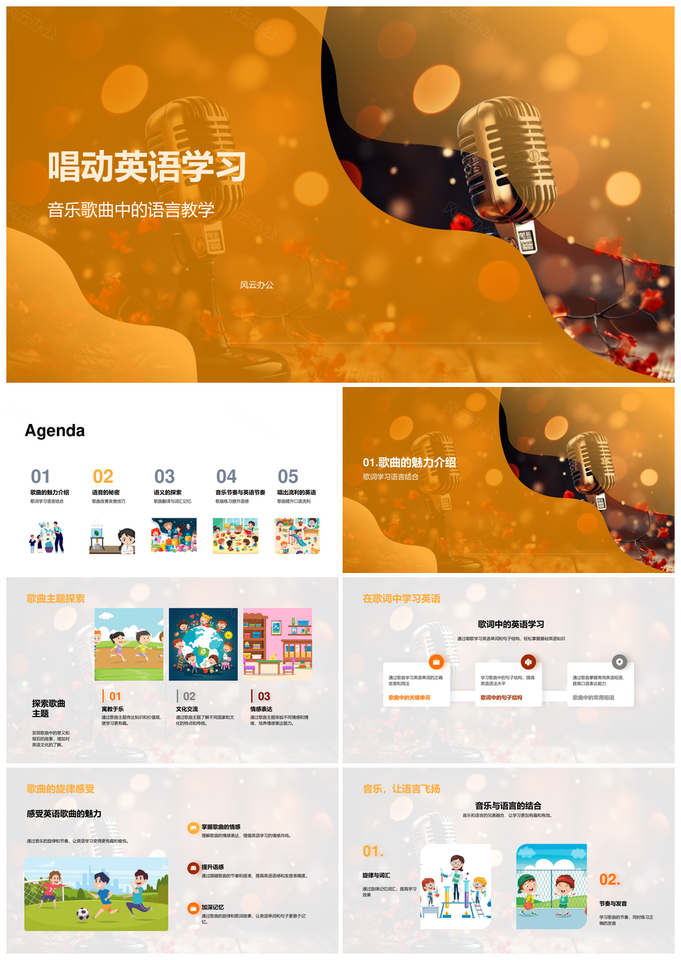 歌唱英语语音语义与发音技巧探索PPT模板