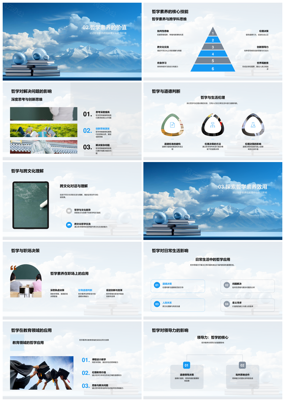哲学素养21世纪核心技能批判性思维道德判断PPT模板