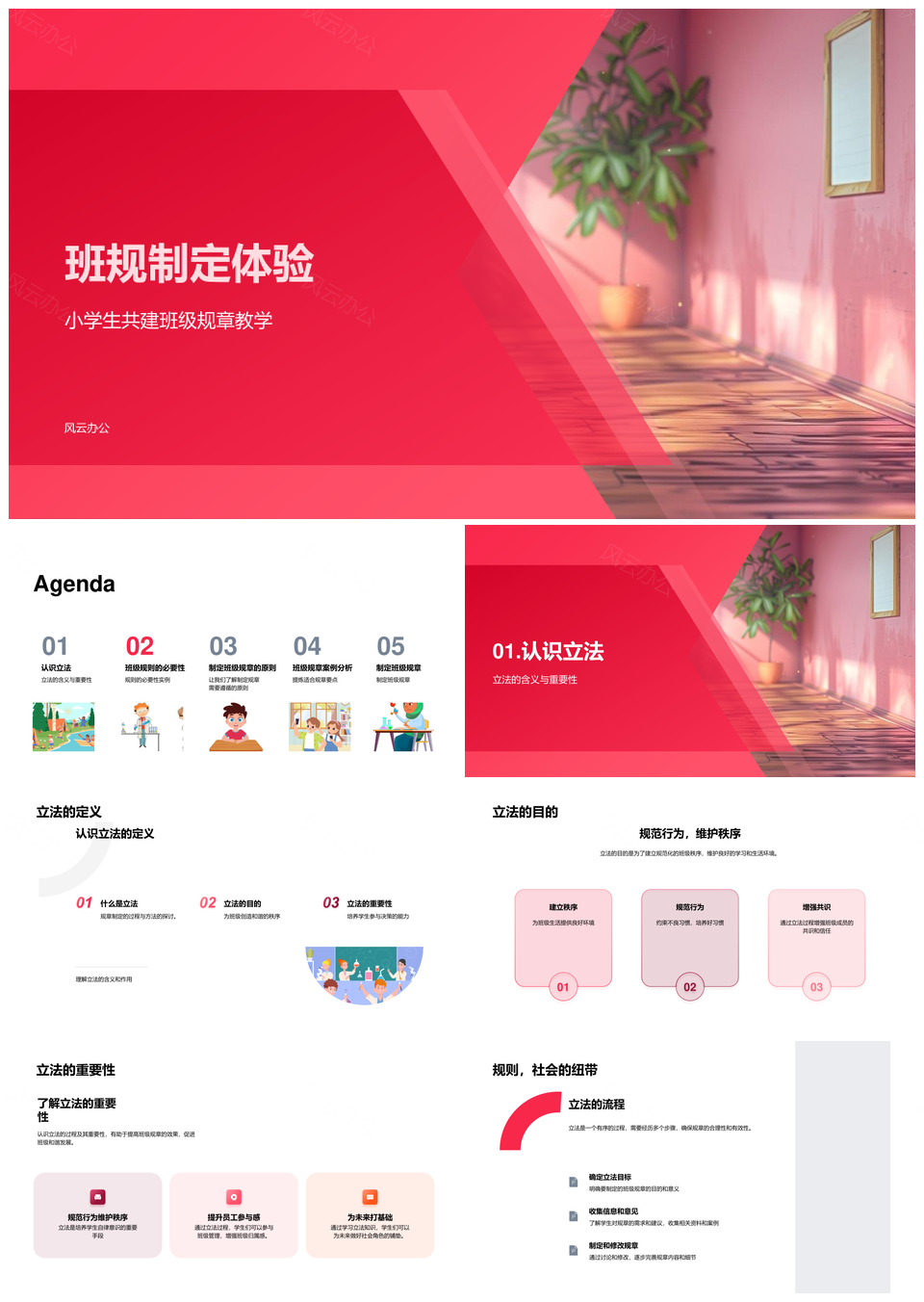 班规立法实践民主投票公平公正适用性PPT模板