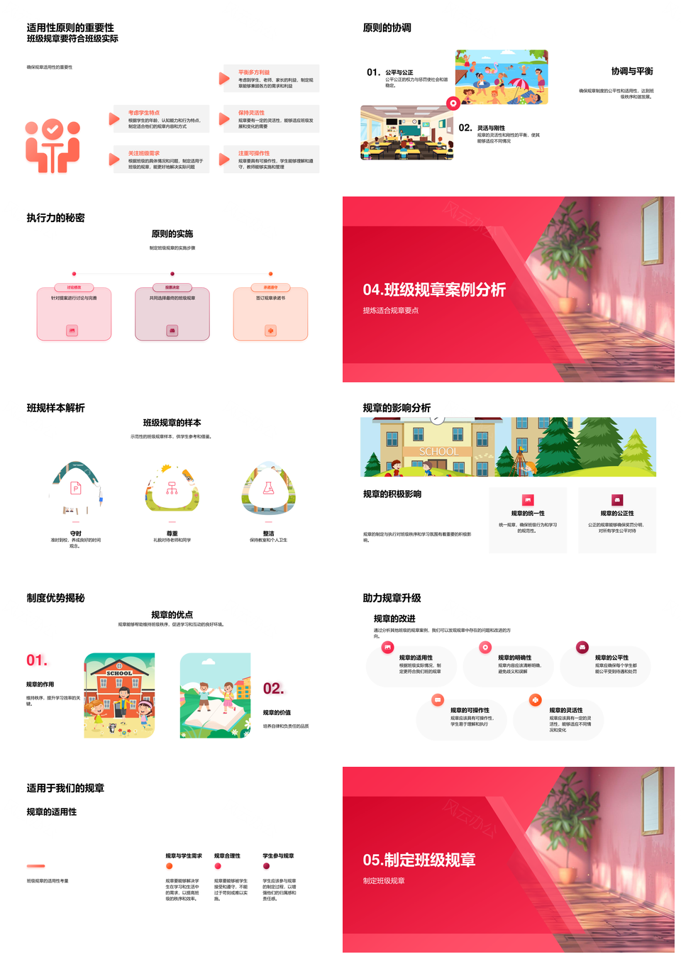 班规立法实践民主投票公平公正适用性PPT模板