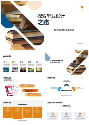 毕业设计研究实践现状缺口与未来展望PPT模板