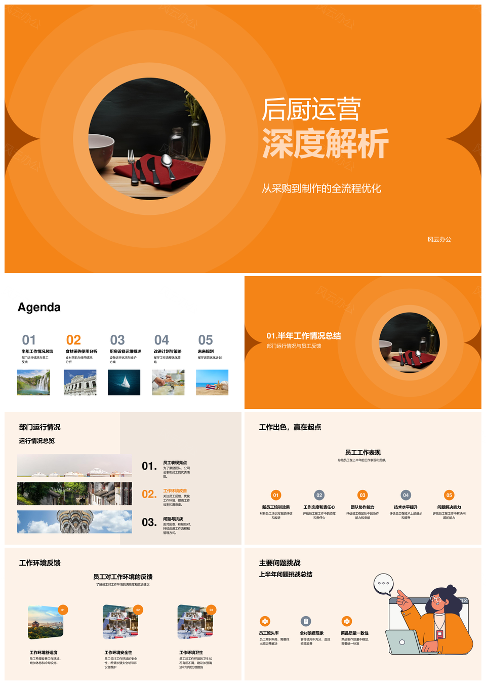 后厨全流程优化与运营管理解析PPT模板