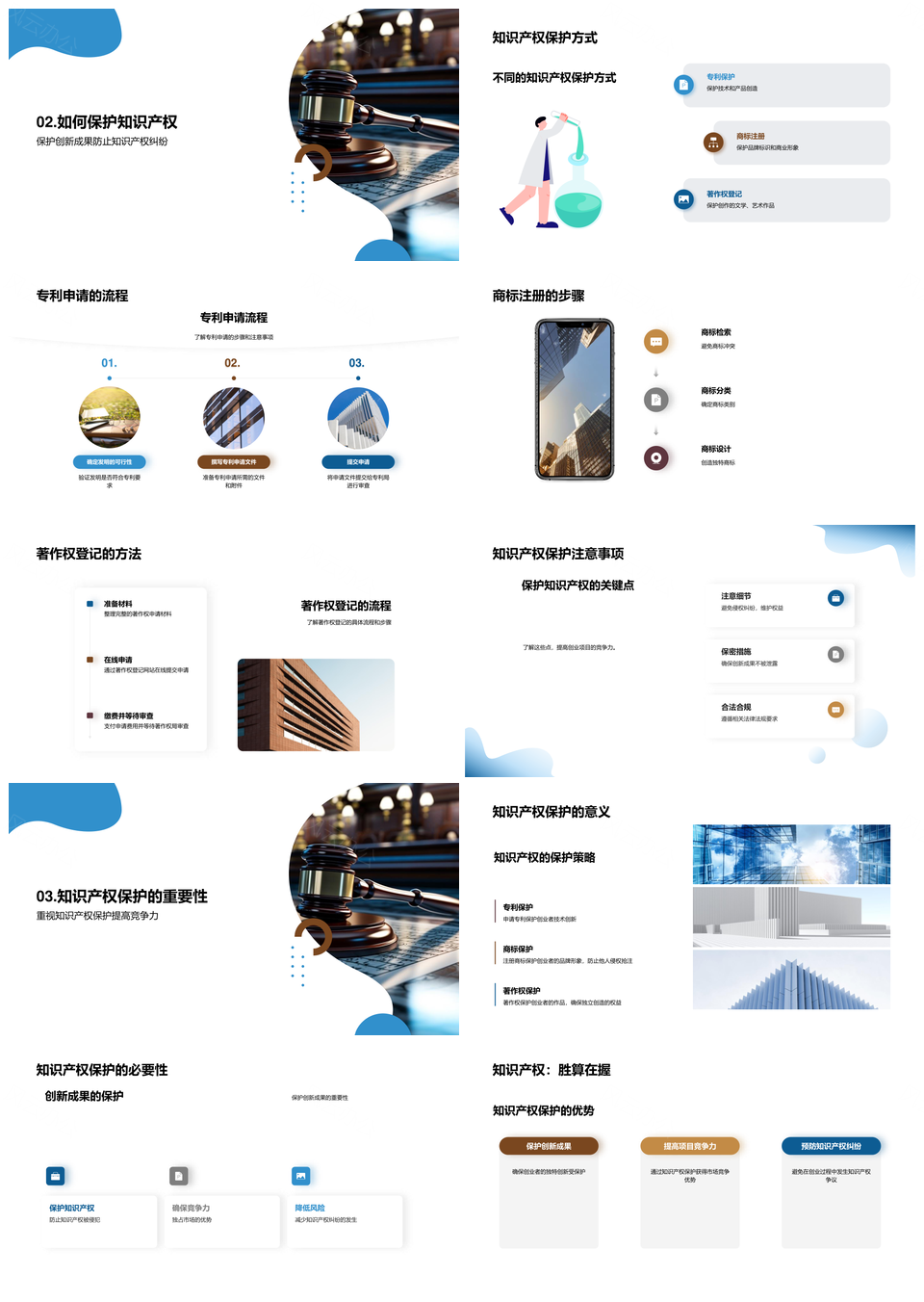 知识产权保护创业者必知关键基础PPT模板