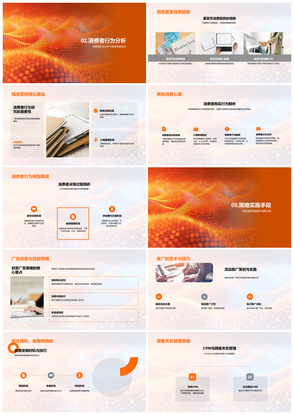 夏至营销策划提升销售品牌影响策略案例分析PPT模板