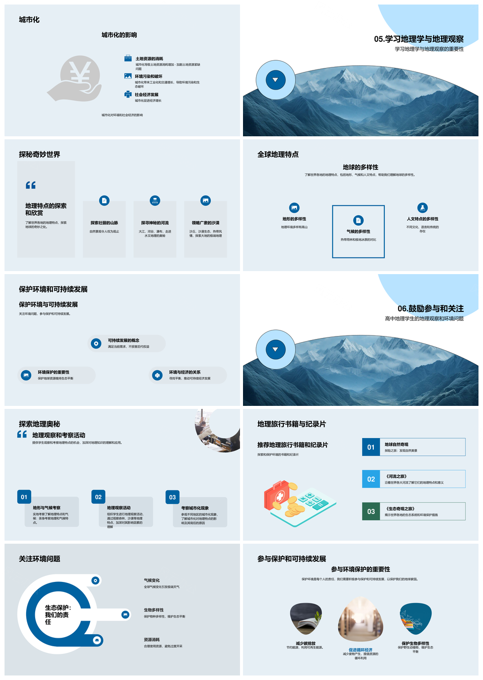 高中地理世界山脉地形气候人文教学课件